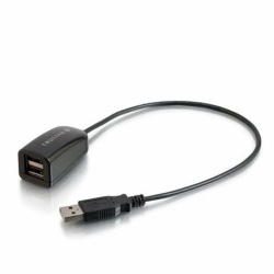 C2G 2-Port USB2.0 Type A Hub - Black