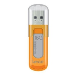 16GB Lexar Jumpdrive V10 High-Speed USB Flash Drive (Orange)
