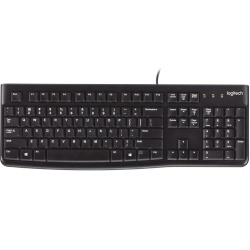 Logitech K120 Wired USB Keyboard for Business - US Layout