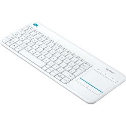 Logitech K400 Plus Wireless Touch Keyboard - Italian Layout - White