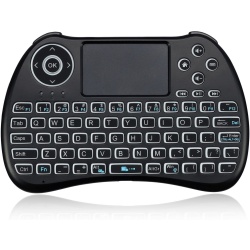 Adesso SlimTouch 4040  RF Wireless QWERTY Keyboard - US English - Black