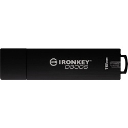 16GB Kingston IronKey D300S USB3.0 Flash Drive - Black