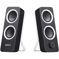 Logitech Z200 3.5mm Speakers - Midnight Black