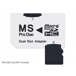 NEON MicroSD to Memory Stick PRO Duo Dual slot adapter (microSD/microSDHC)
