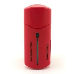 NEON 23-in-1 USB2.0 External Card Reader Secure Digital/MMC (Red)