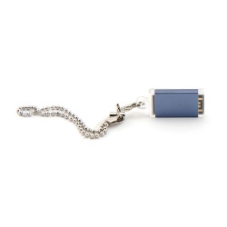 8GB NEON Turbo Slide HiSpeed USB2 Flash Drive ultra-compact (Blue)