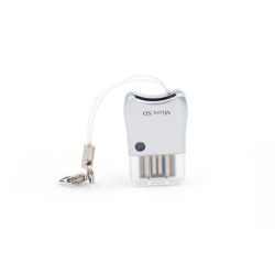 NEON microSD Flash card reader and USB Drive (Silver)