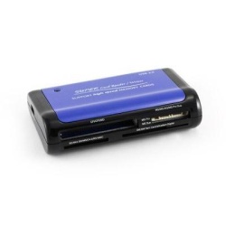 NEON 58-in-1 High-Speed USB2.0 Card Reader (Blue/Black)