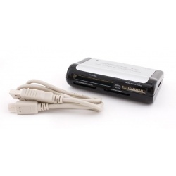 NEON All-in-1 USB2.0 External Card Reader SDXC Reader (incl. SDHC, xD, microSDHC, M2) Silver/Black