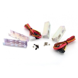 NEON Dual Adapter Brackets mounting kit for 2.5-inch and 3.5-inch SSD/HDD incl. data/power cables