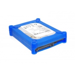NEON Soft Silicone Protective Case for 3.5-inch hard drive / SSD - Blue