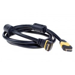 HDMI Cable 19-pin Male to 19-pin Male (Angled connection) Black 1.5m