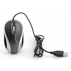 NEON Optical Mouse USB2.0 Dual button with scrool-wheel Compact size Black and Grey