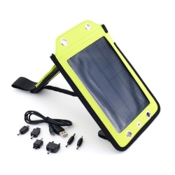 NEON YG-020 Portable Solar Charger Black/Green (410mA panel)