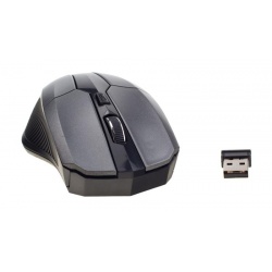 NEON Wireless Optical Mouse USB Dual-button with scroll-wheel Black/Grey