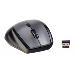NEON Wireless Optical Mouse USB 5-button with scroll-wheel Black/Grey