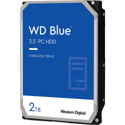 2TB Western Digital Blue 3.5 Inch Serial ATA 6Gbs 7200RPM 256MB Cache Internal Hard Drive