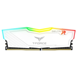 16GB Team Group Delta RGB DDR4 3200MHz CL16 Dual Channel Memory Kit (2 x 8GB) - White