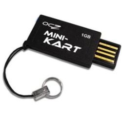 1Gb OCZ Ultra-Slim Mini-Kart USB2.0 Flash Drive