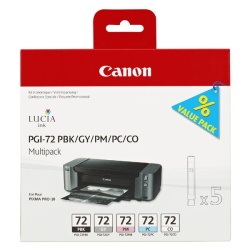 Canon PGI-72 Grey, Photo Black, Photo Cyan, Photo Magenta Ink Cartridge