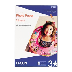 Epson Glossy Super B 13x19 Photo Paper - 20 Sheets