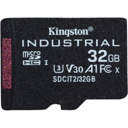 32GB Kingston Technology Industrial UHS-I Class 10 Micro SDHC Memory Card