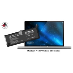 NewerTech NuPower 95 Watt-Hour Lithium-Ion Battery for 17-inch MacBook Pro 2011 Laptops