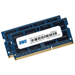 16GB OWC DDR3 SO-DIMM PC3-12800 DDR3L 1600MHz CL11 Dual Channel Kit (2x8GB)