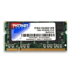 1GB Patriot DDR SO-DIMM PC3200 400MHz CL3 laptop memory module