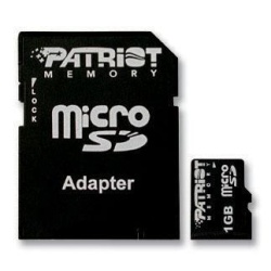 1Gb Patriot microSD (TransFlash) Memory Card