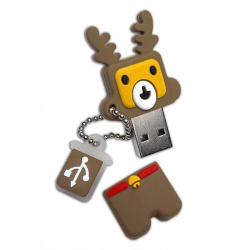 4GB Patriot Holiday Reindeer USB Flash Drive - Limited Edition