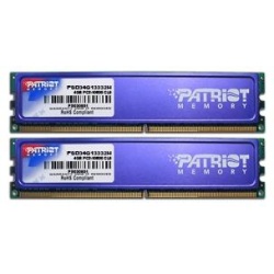 8GB Patriot Signature DDR3 PC3-10600 1333MHz CL9 Dual Channel kit (2x4GB)