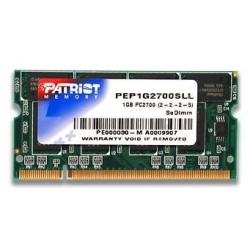 1Gb Patriot PC2700 DDR SO-DIMM 333MHz Extreme Performance CL2