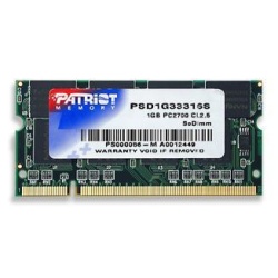 1Gb Patriot PC2700 DDR333 SO-DIMM CL2.5 laptop module