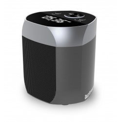 Patriot BeatStreet Bluetooth 3.0 Speaker with Clock and NFC Connectivity - Gray Edition