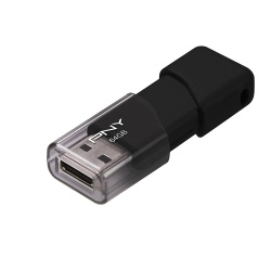 64GB PNY Attache USB2.0 Flash Drive Black