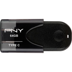 64GB PNY Elite USB 3.1 Type-C Flash Drive - Black