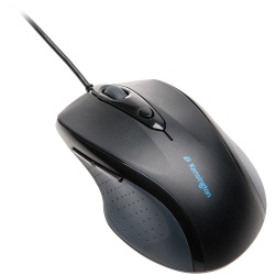 Kensington Pro Fit Right Handed Wired Optical Mouse - Black