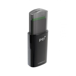 32GB PQI Clicker USB3.0 Flash Drive - Jazzy Black Edition