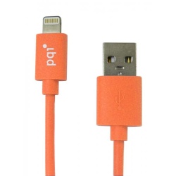 PQI i-Cable Lightning 90 Orange Charging Cable for Apple iPhone/iPad/iPod (90cm)
