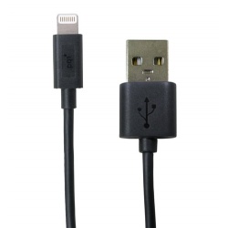 PQI i-Cable Lightning 100 Black Charging Cable for Apple iPhone/iPad/iPod (100cm)