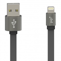 PQI i-Cable Lightning to USB Cable, Data Sync and Charging, 100cm Metallic Gray Edition