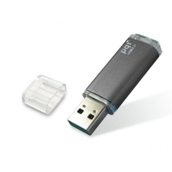 32GB PQI U273V Traveling Disk USB Flash Drive - Iron Gray - USB3.0