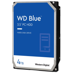 4TB Western Digital Blue 3.5 Inch Serial ATA 6Gbs 256MB Cache Internal Hard Drive