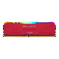 8GB Crucial Ballistix RGB DDR4 3600MHz PC4-28800 CL16 1.35V Memory Module - Red