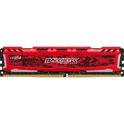 16GB Ballistix Sport LT DDR4 2666MHz PC4-21300 CL16 Memory Module (1 x 16GB) - Red