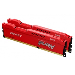 16GB Kingston Technology 1600MHz DDR3 Dual Memory Kit (2 x 8GB) - Red