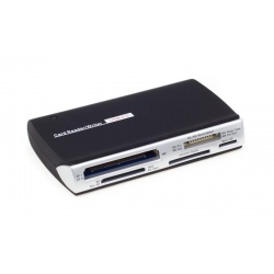 NEON 52-in-1 Flash Memory Card reader USB2.0 - black leather feel