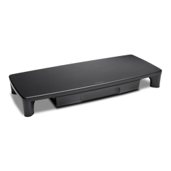 Kensington K55725WW Monitor Stand with Drawer Stand - Up to 30-inch - Black