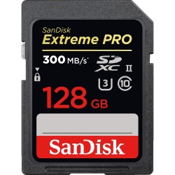 128GB SanDisk Extreme Pro SDXC Secure Digital Memory Card